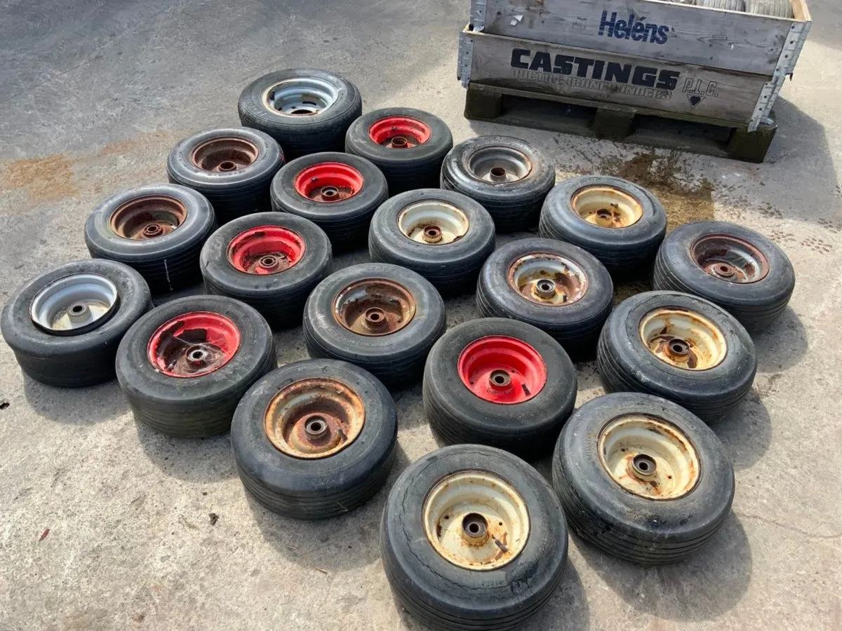 FARM MACHINERY DOLLY WHEELS.....16x6.5x8. - Image 2