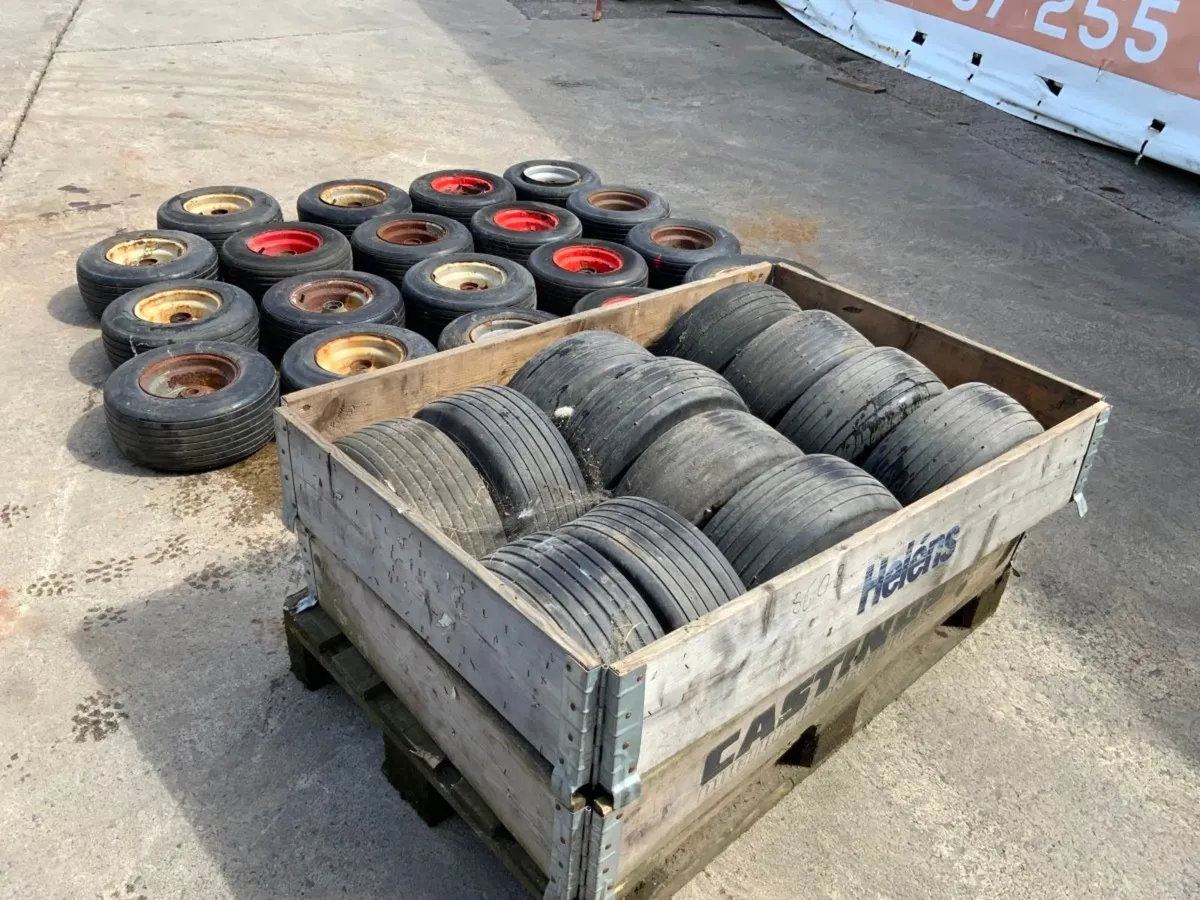 FARM MACHINERY DOLLY WHEELS.....16x6.5x8. - Image 4