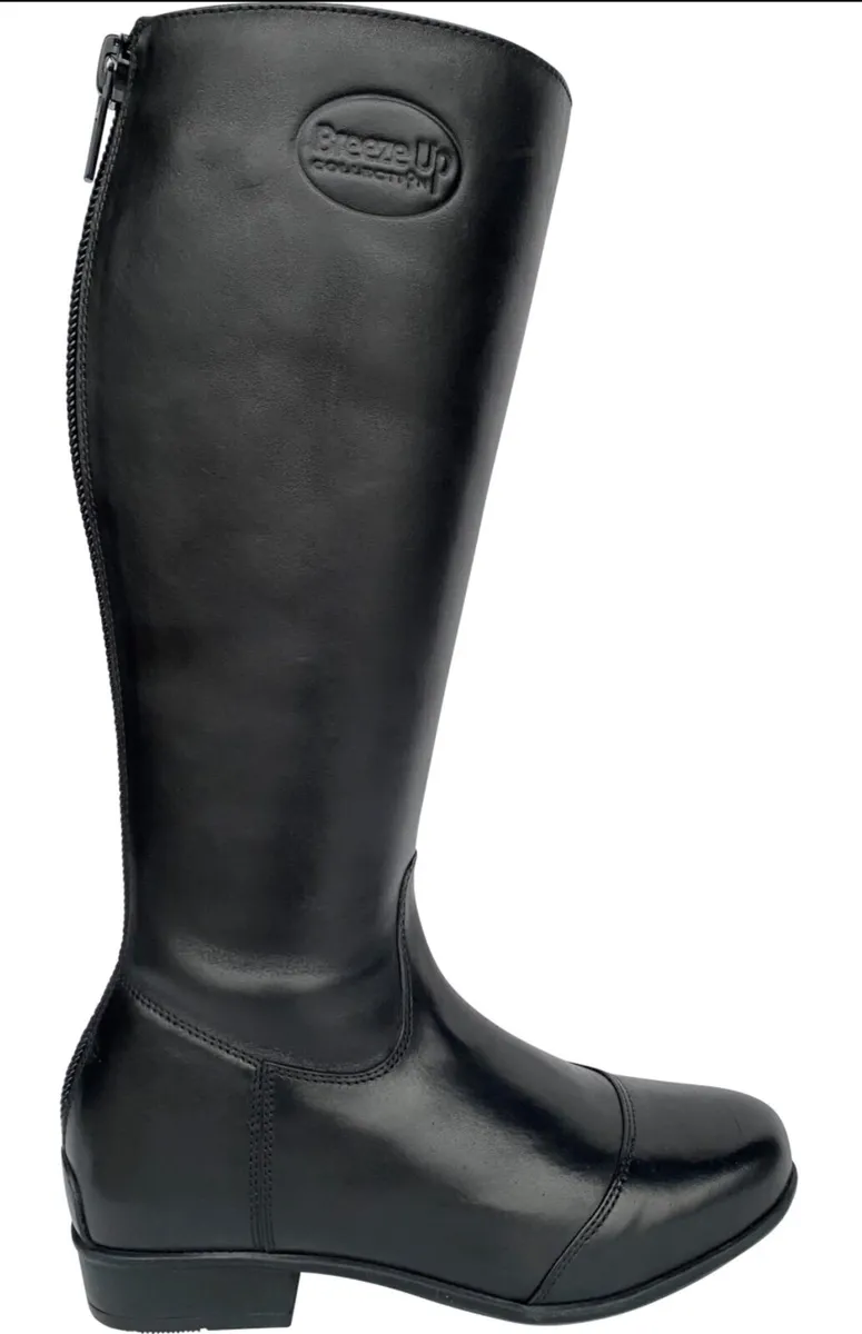 Breeze Up "ECLIPSE" Leather Ex Boot Black - STANDA - Image 1