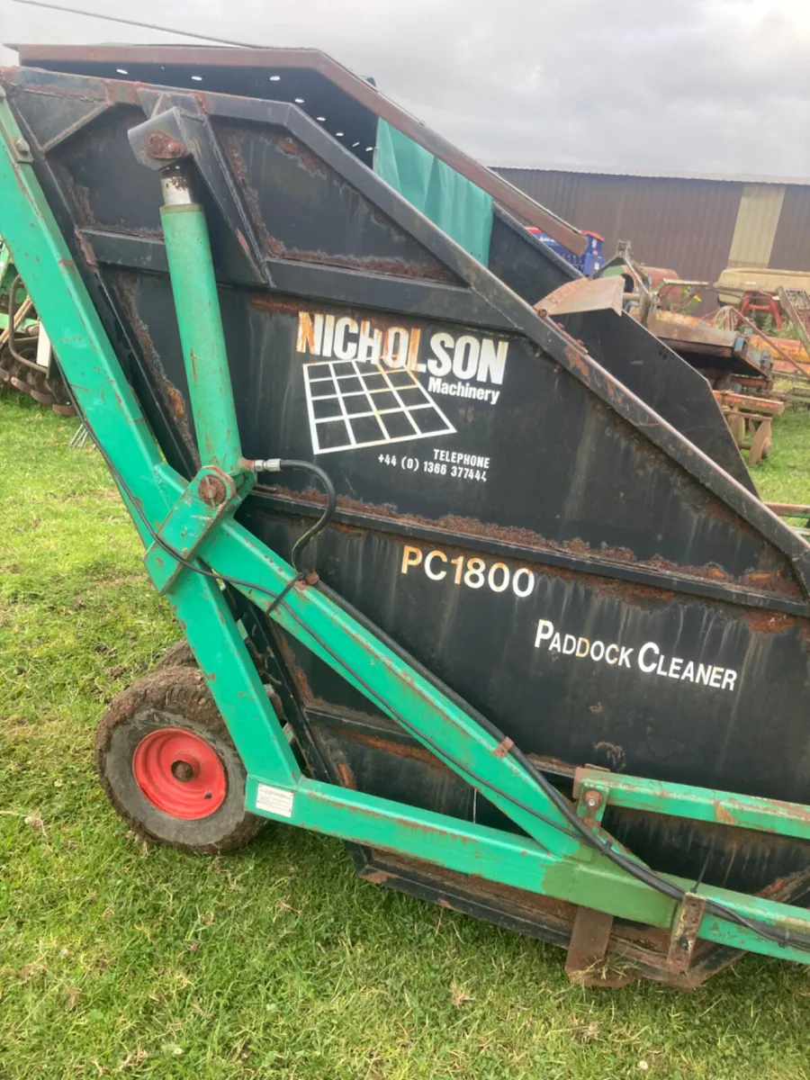 Nicholson PC 1800 hi tip paddock cleaner - Image 3