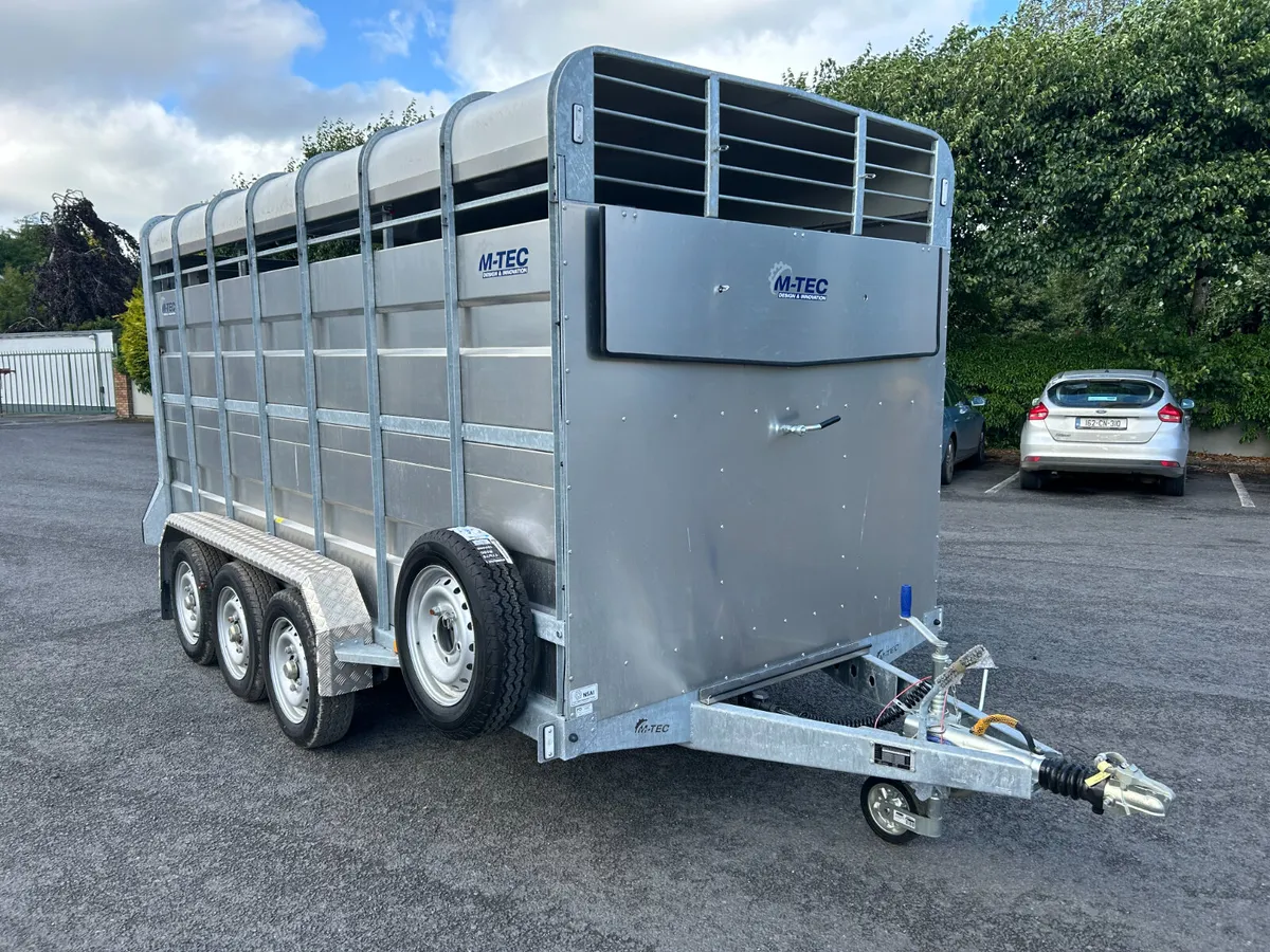 14ft Mtec cattle trailer in stock - Image 2