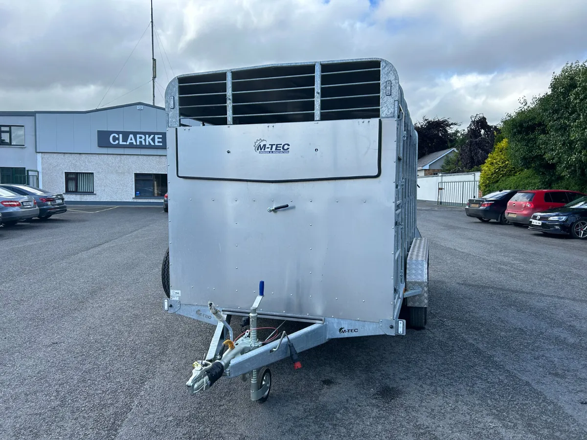 14ft Mtec cattle trailer in stock - Image 3