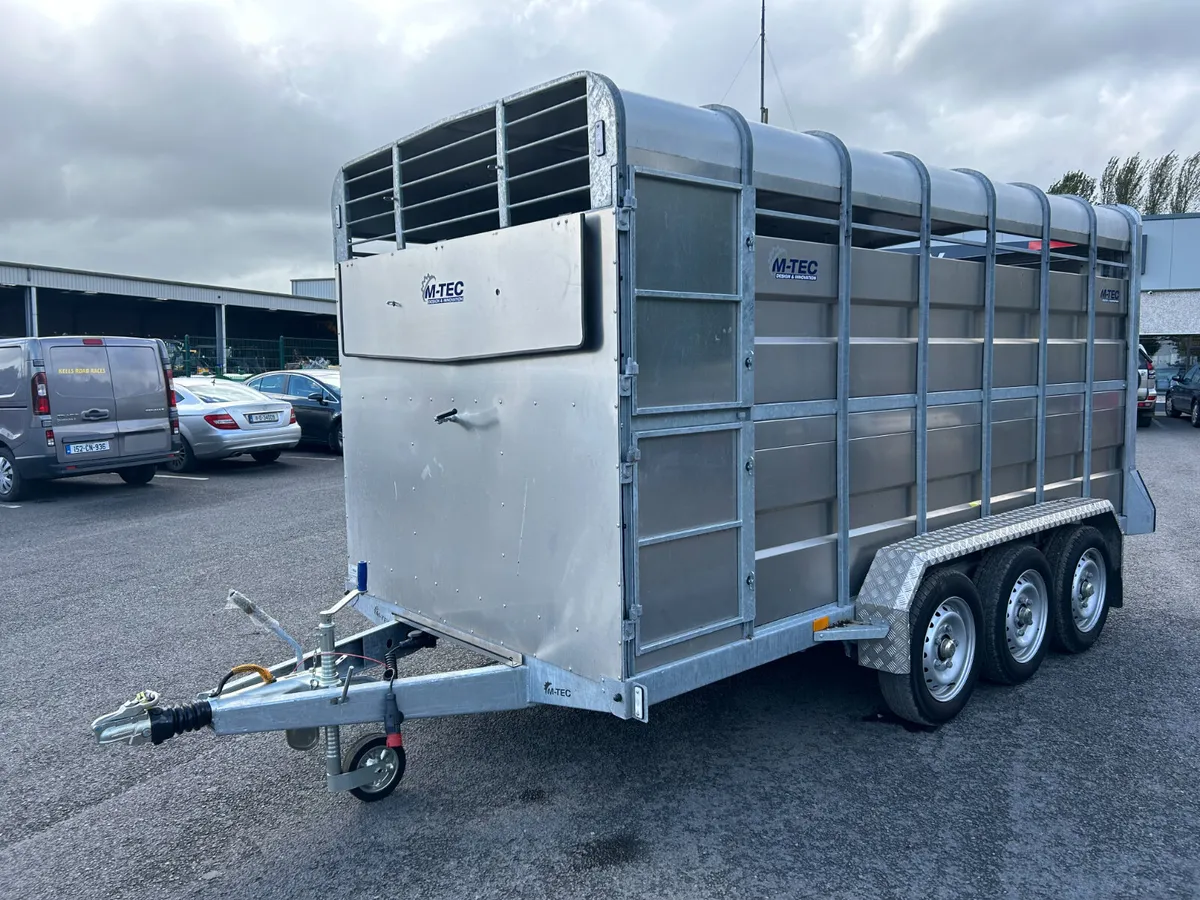 14ft Mtec cattle trailer in stock - Image 4