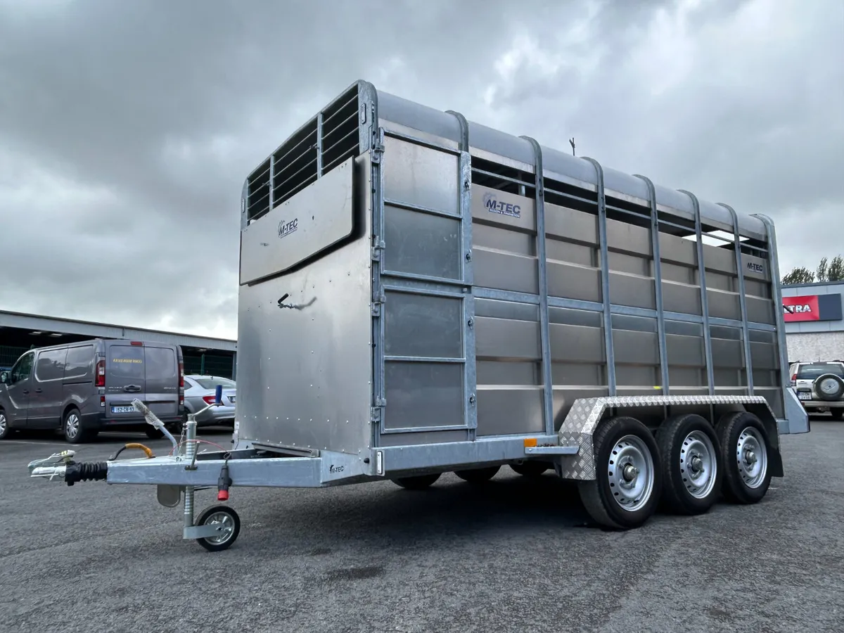 14ft Mtec cattle trailer in stock - Image 1