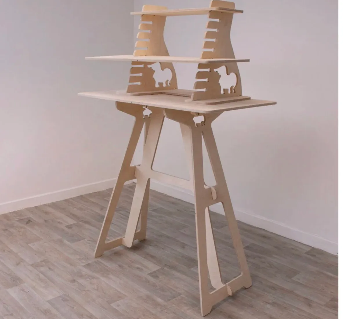 Flying elephant standing desk