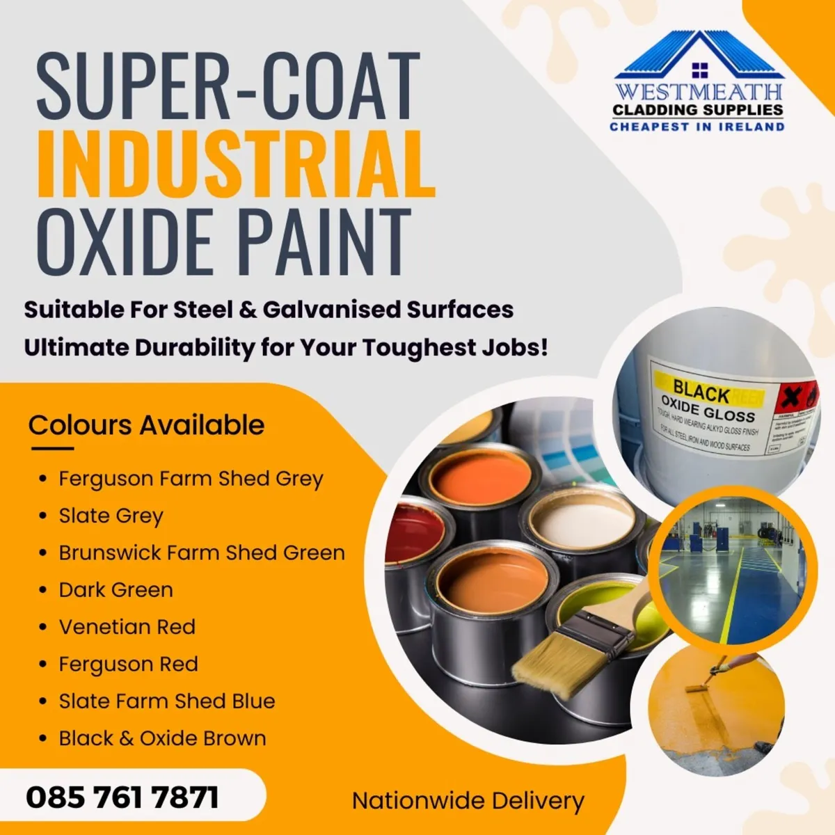 HUGE SALE SUPER-COAT oxide paint✅industrial oxide - Image 1