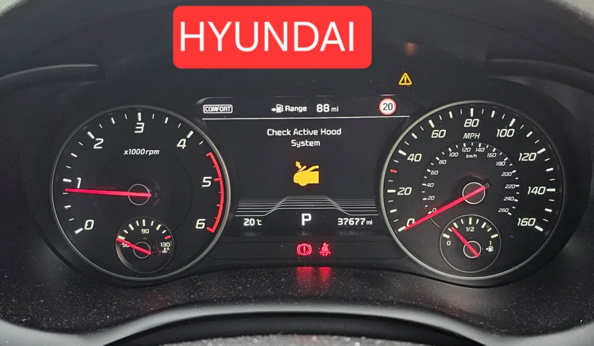 HYUNDAI KIA ACTIVE HOOD SYSTEM REMOVE - Image 1