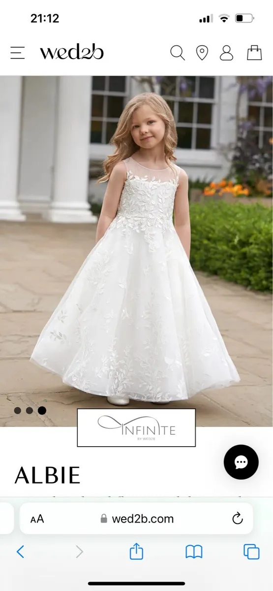 Flower girl dress - Image 1