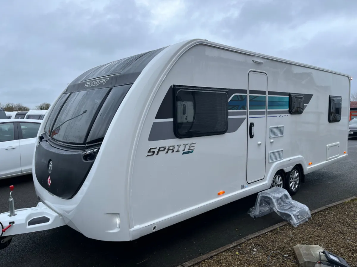 NEW SWIFT SPRITE GRANDE QUATTRO 8FT WIDE 6/7BERTH! - Image 2