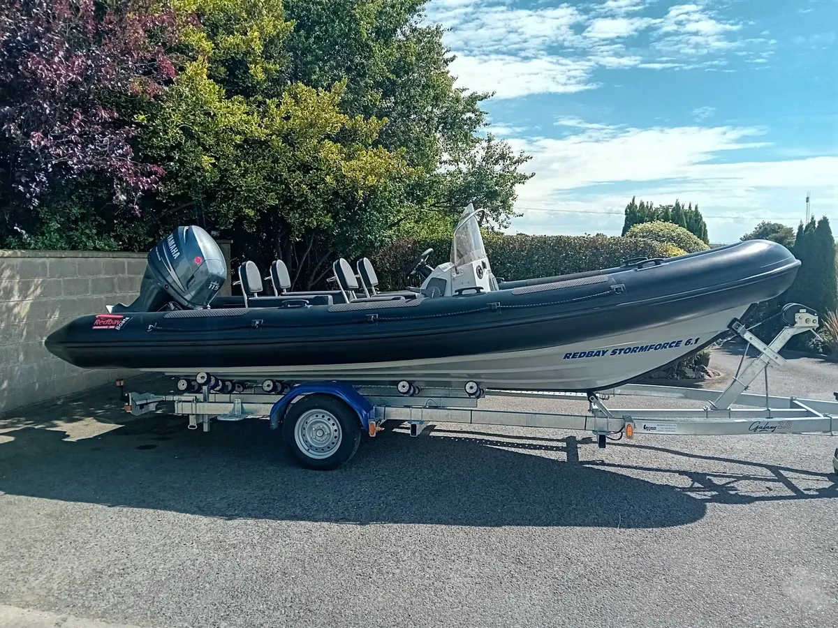 Redbay 6.1 RIB with Yamaha 115hp and trailer - Image 4