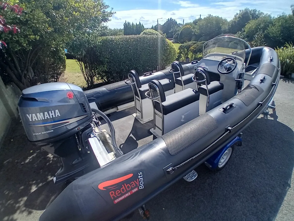 Redbay 6.1 RIB with Yamaha 115hp and trailer - Image 1