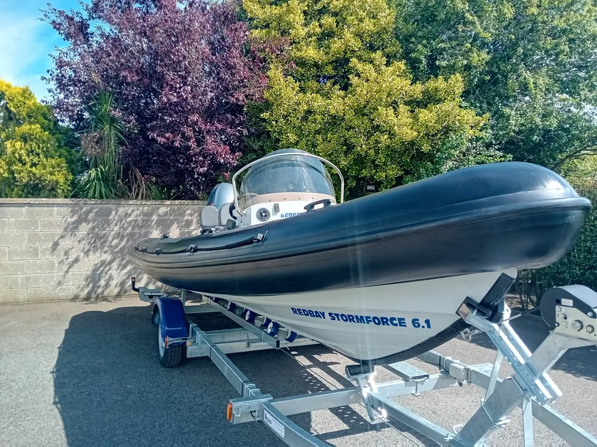 Redbay 6.1 RIB with Yamaha 115hp and trailer - Image 2