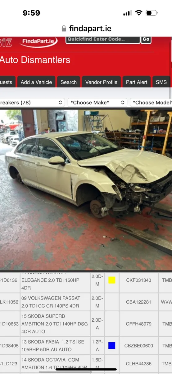 2016 VW PASSAT BREAKING