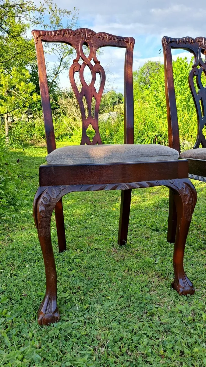 set of retro / antique chairs - Image 1