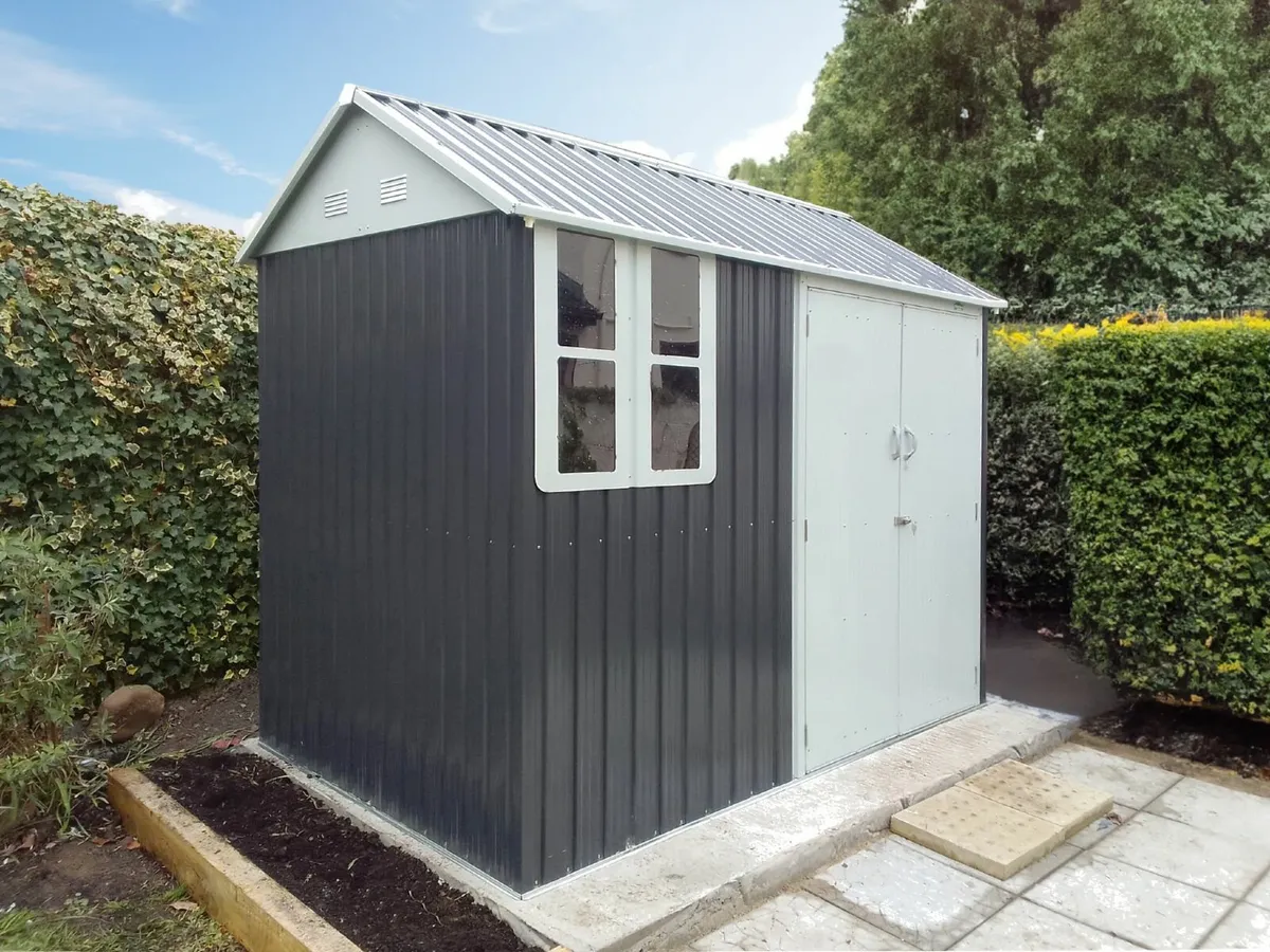 Steel Cottage Shed 8 x 6FT - Image 1