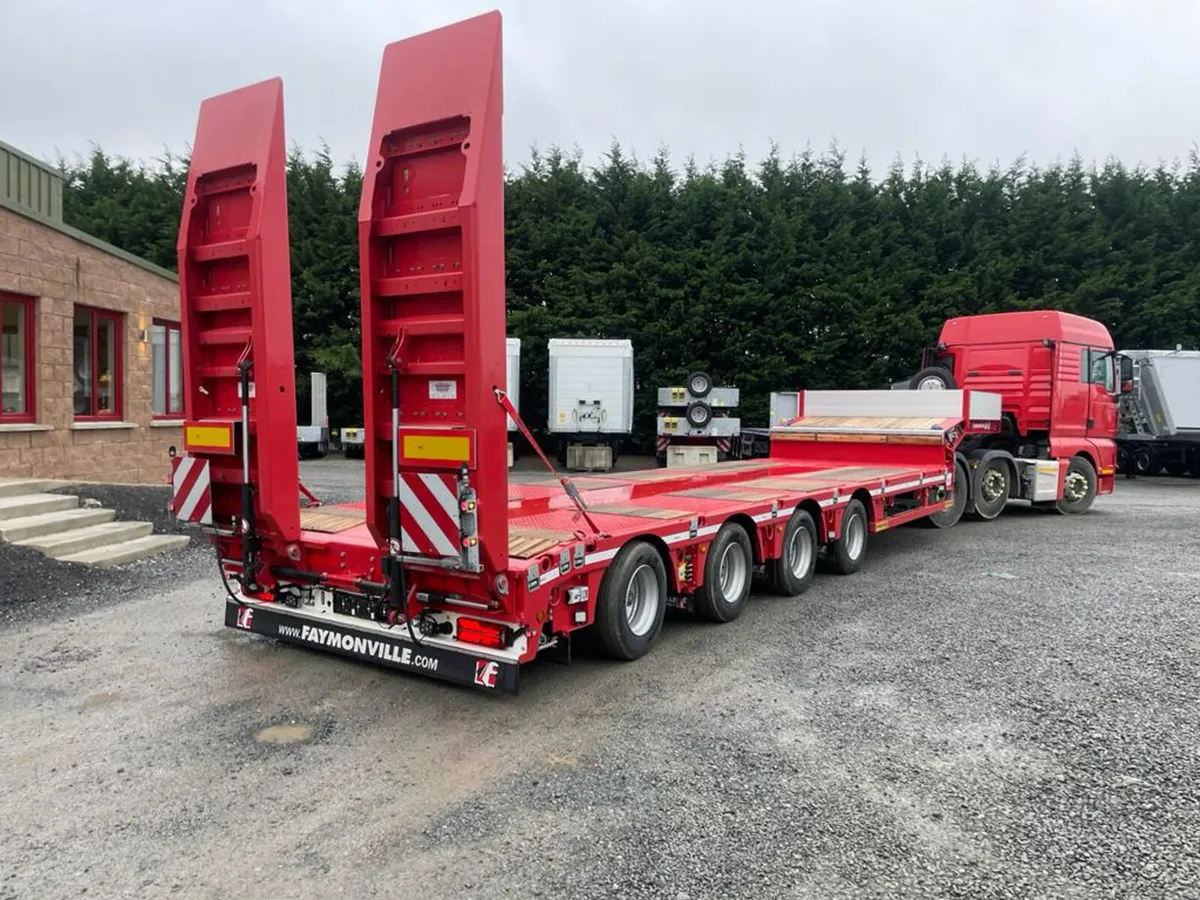 2025 FAYMONVILLE 4 AXEL 9FT WIDE LOW LOADER - Image 1