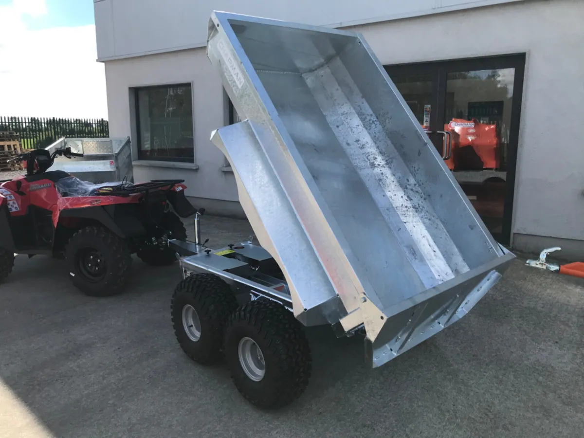 VIDEO! Chapman ATV Electric Hydraulic Tipping Dump - Image 3
