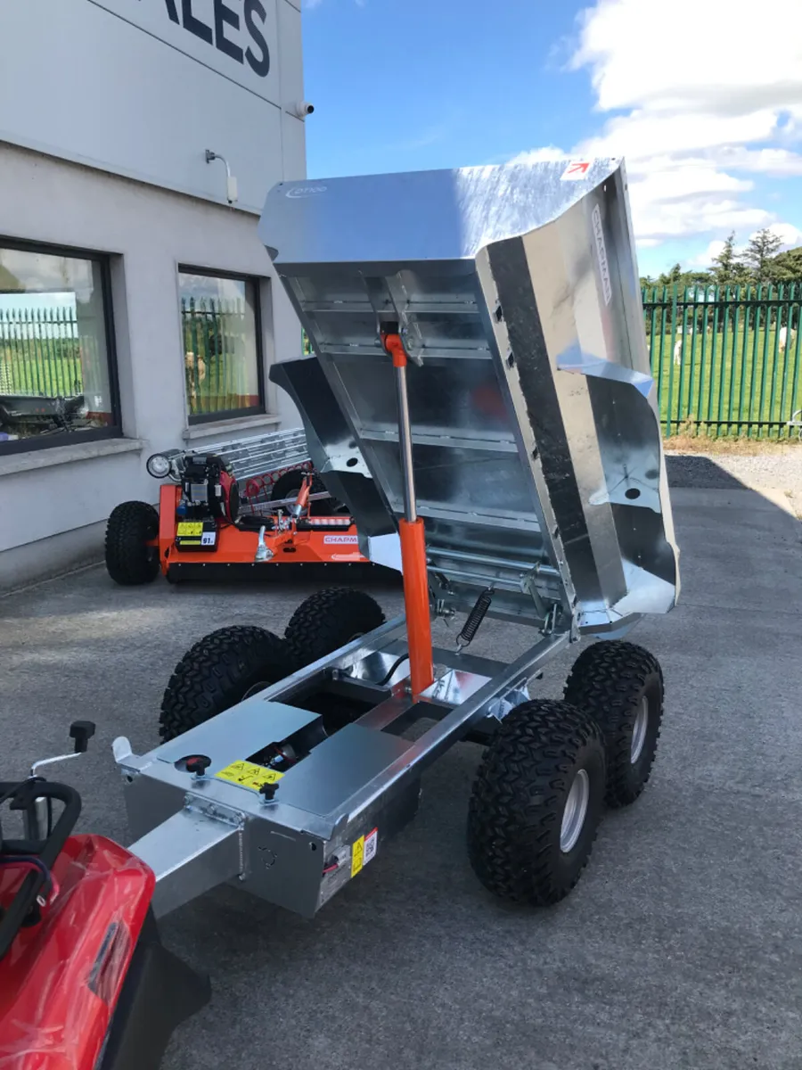 VIDEO! Chapman ATV Electric Hydraulic Tipping Dump - Image 1