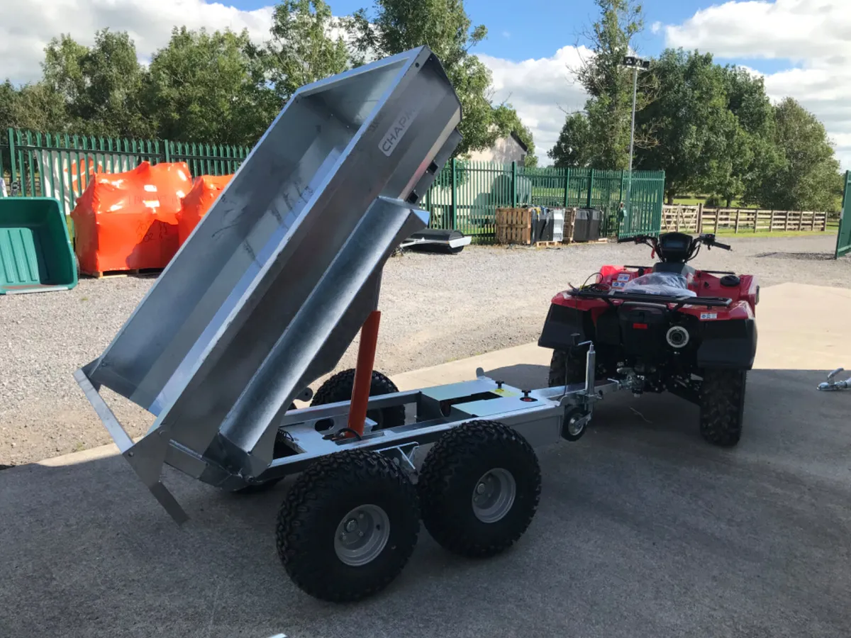 VIDEO! Chapman ATV Electric Hydraulic Tipping Dump - Image 4