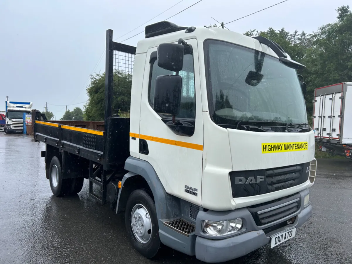 2011 Daf lf 45 160 7.5 ton tipper with tar chutes - Image 3