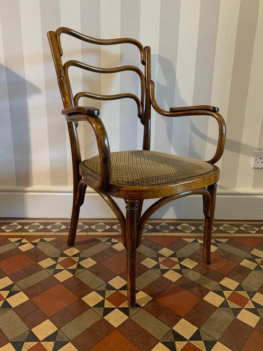 An Early 20th Century Bentwood armchair. - Image 1