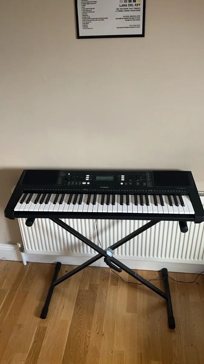 New Yamaha PSRE373 Keyboard with stand for sale in Co. Cork for €200