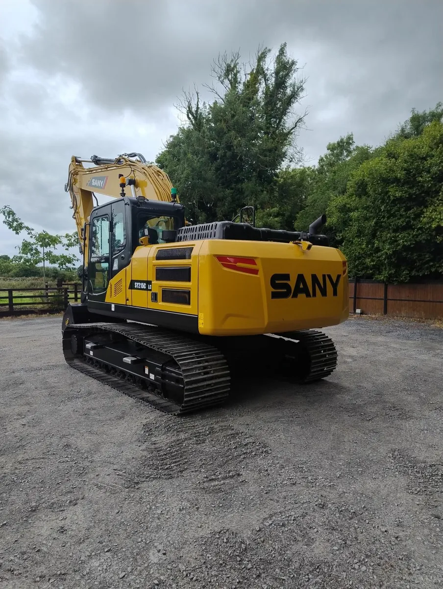 New Sany SY215C Excavator for Sale - Image 2