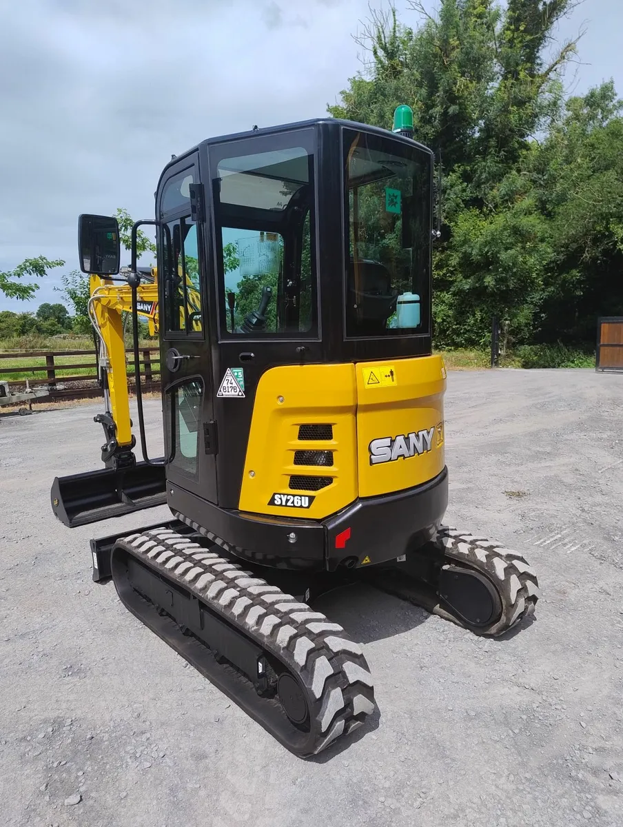 New Sany SY26U (2.8 Ton) Excavator for sale - Image 3