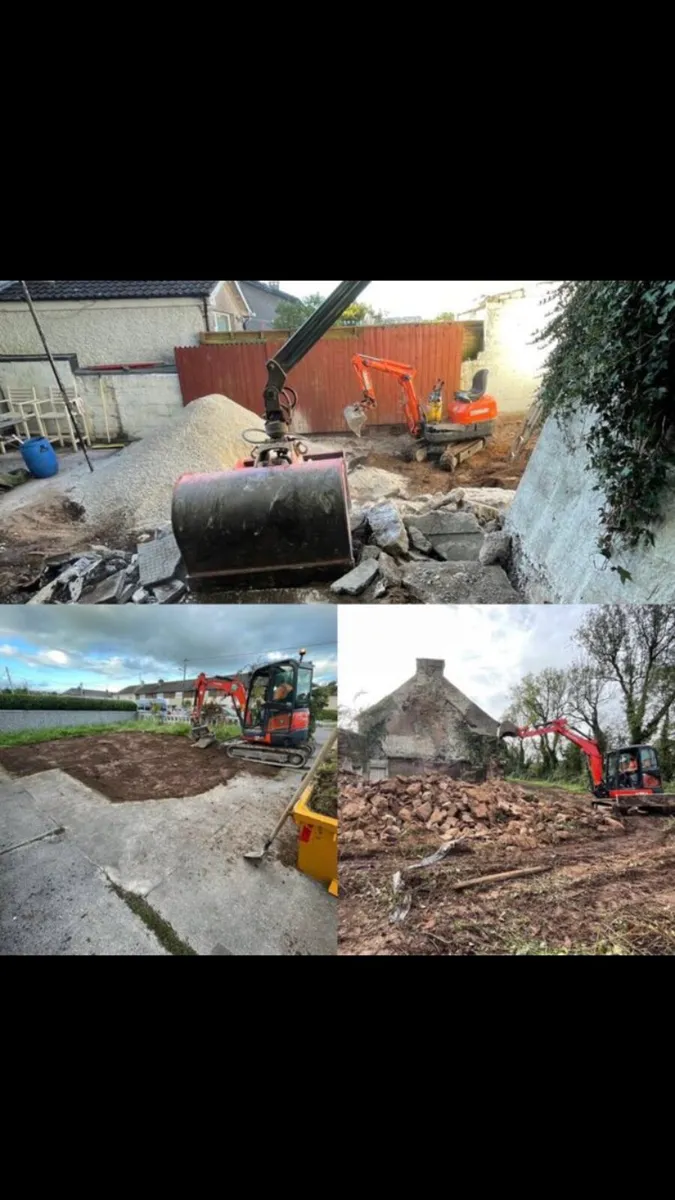 MINI DIGGER HIRE CORK CITY PAVING AND GROUNDWORK for sale in Co. Cork