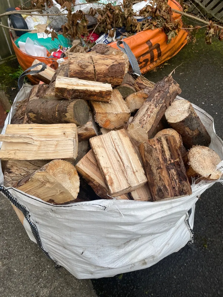 Tonne bags of firewood logs - Image 1