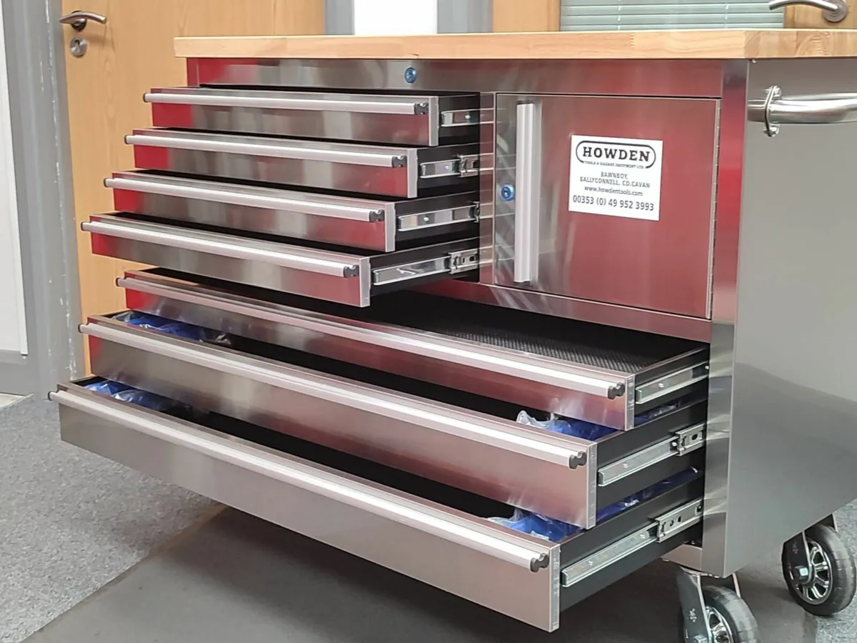 Stainless Steel 48" Toolchest Rolling Workbench - Image 1