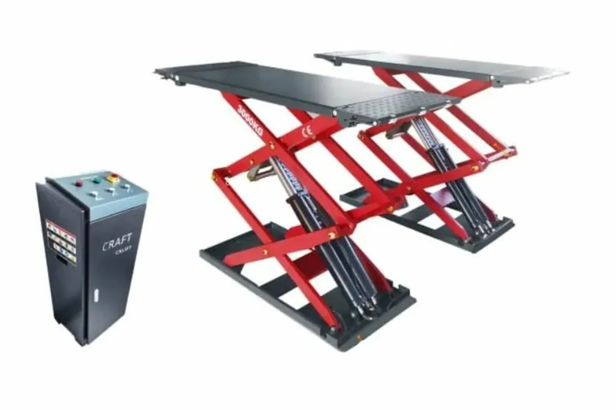 Craft Scissor Lift Full Rise 3 Ton 230v - Image 1