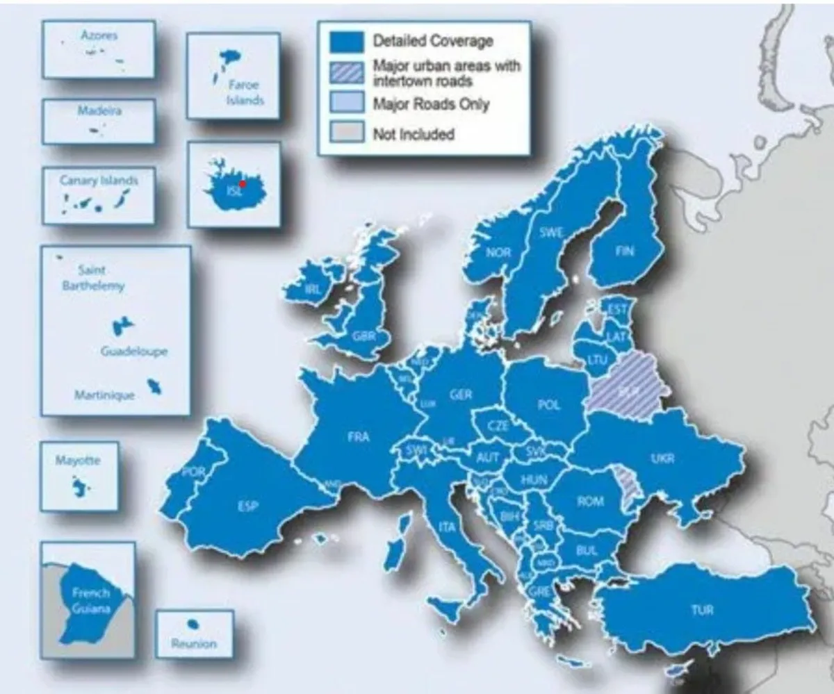 Garmin sat nav Southern Africa map 2024 for sale in Co. Dublin for €
