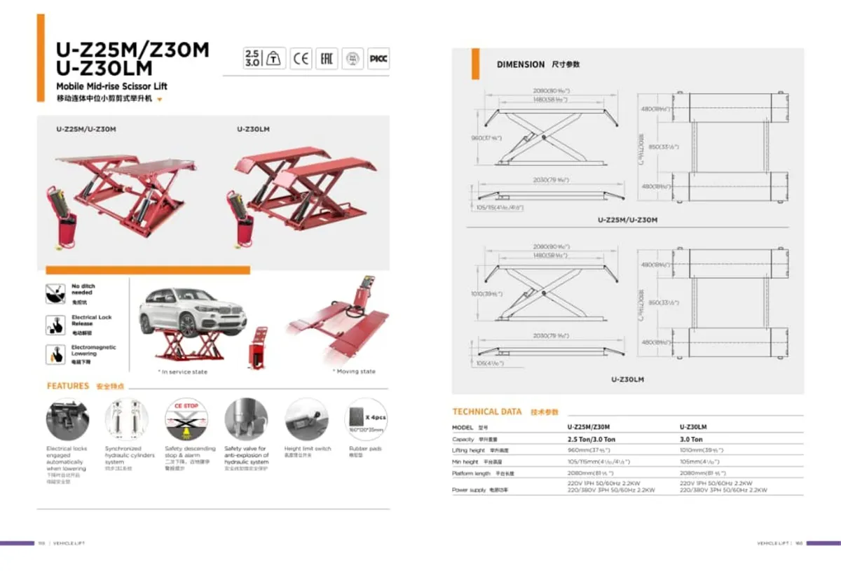 Patch 3 ton Midrise Scissors Lift - Image 4