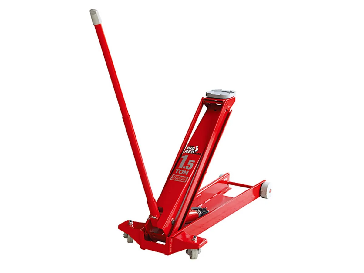 High Lift 1.5 Ton Trolley Jack..Free Del - Image 1