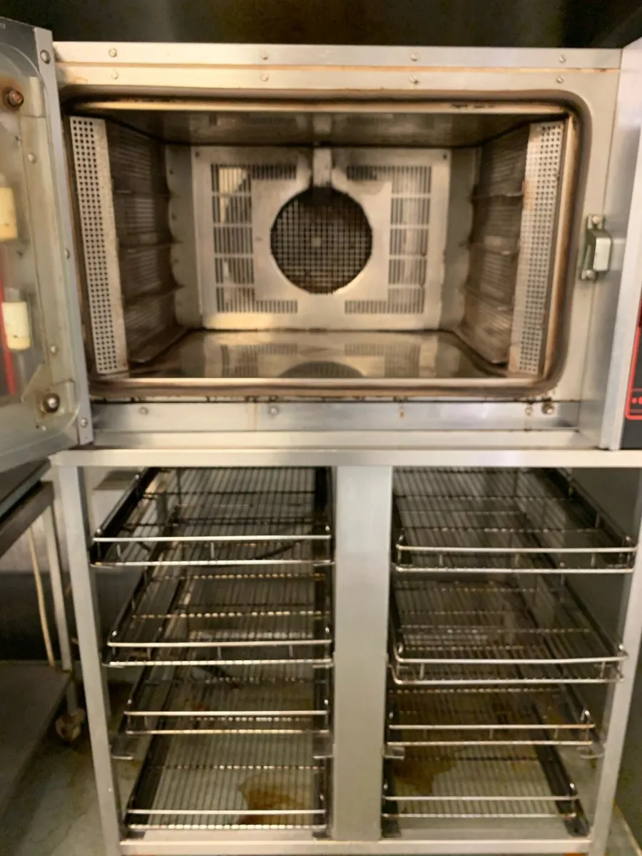 Bread oven/ combi oven includes stand and 8 trays - Image 2