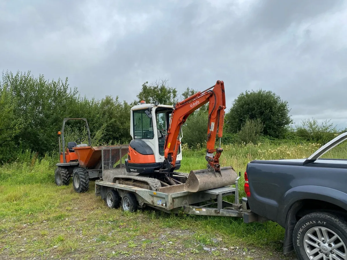Mini digger hire - Image 1