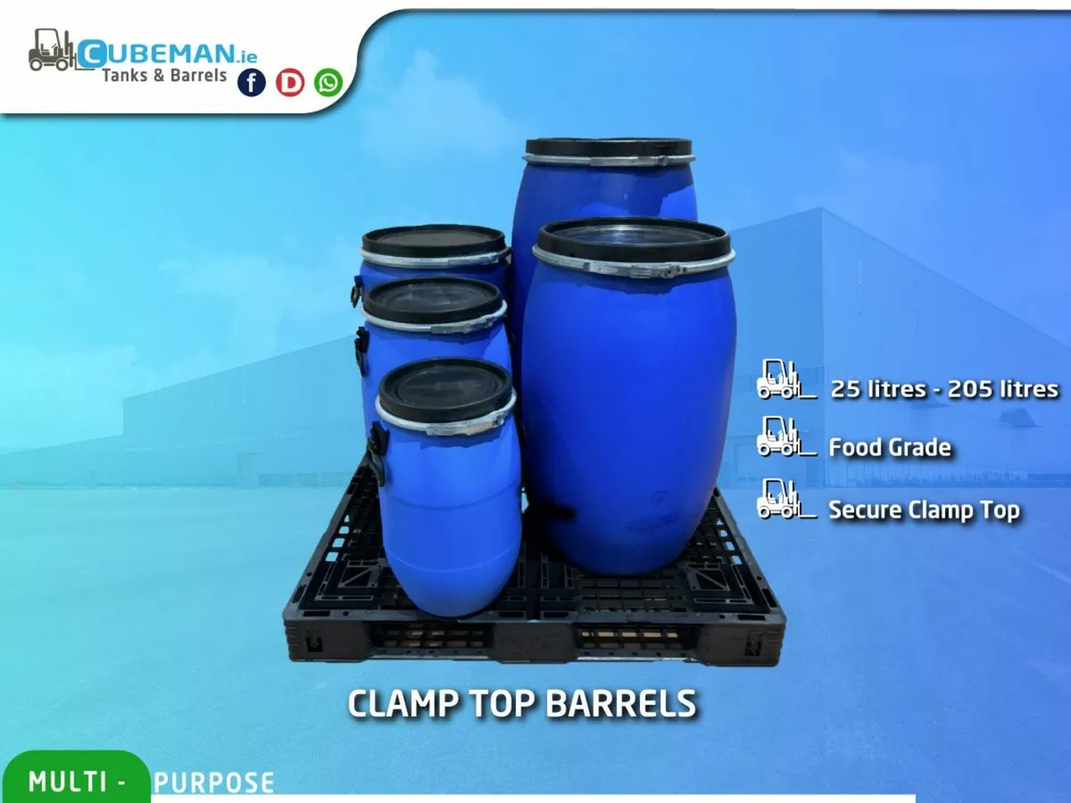 Barrels,buckets,drums & pallets - Image 2