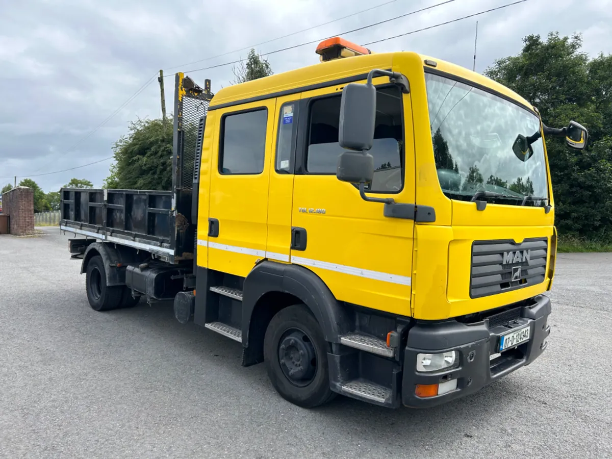 07 man tgl12.180 12 ton crew cab tipper - Image 3