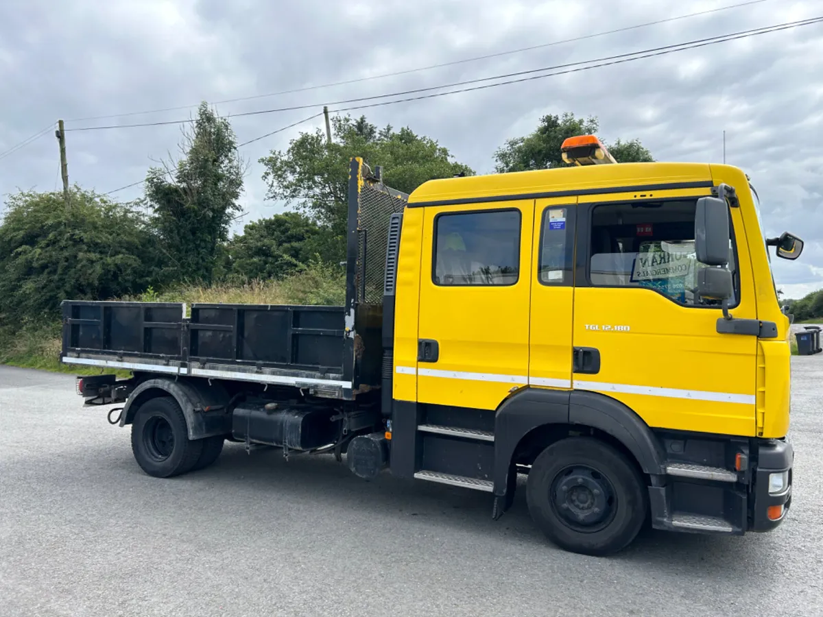 07 man tgl12.180 12 ton crew cab tipper - Image 4