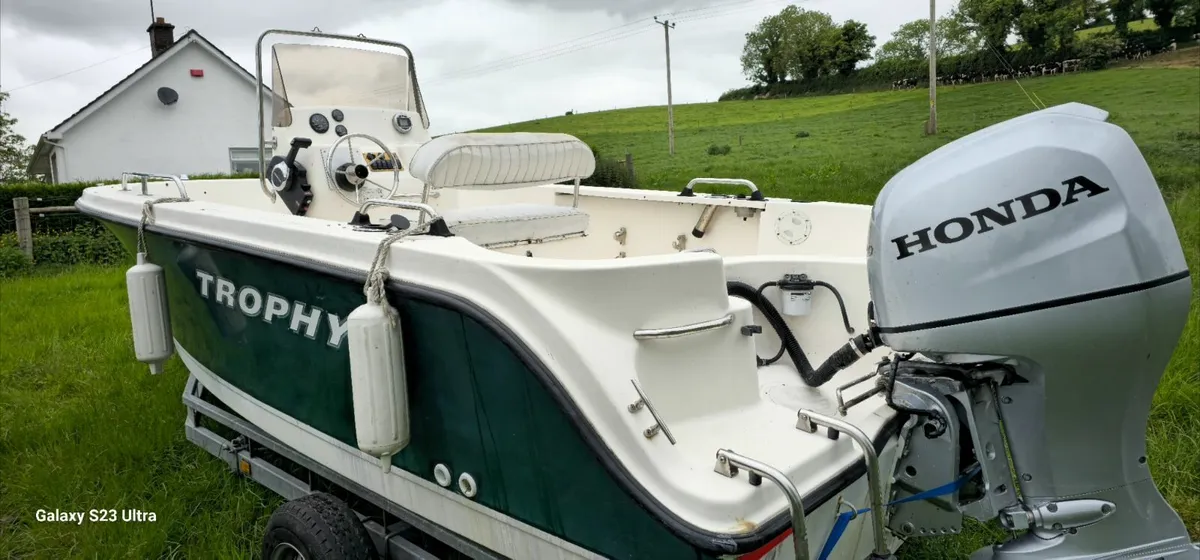 Trophy Boat with 100Hp Honda Outboard - Image 1