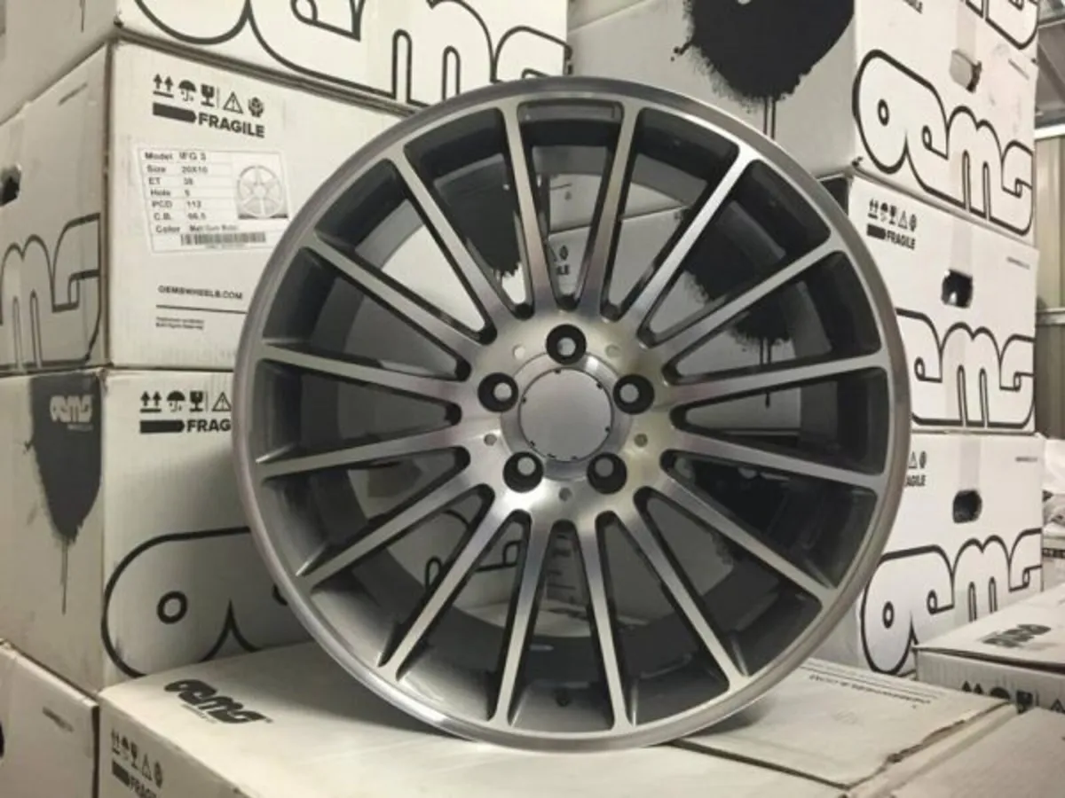 19" Inch Multi spoke Mercedes Style Alloys 5X112 - Image 2