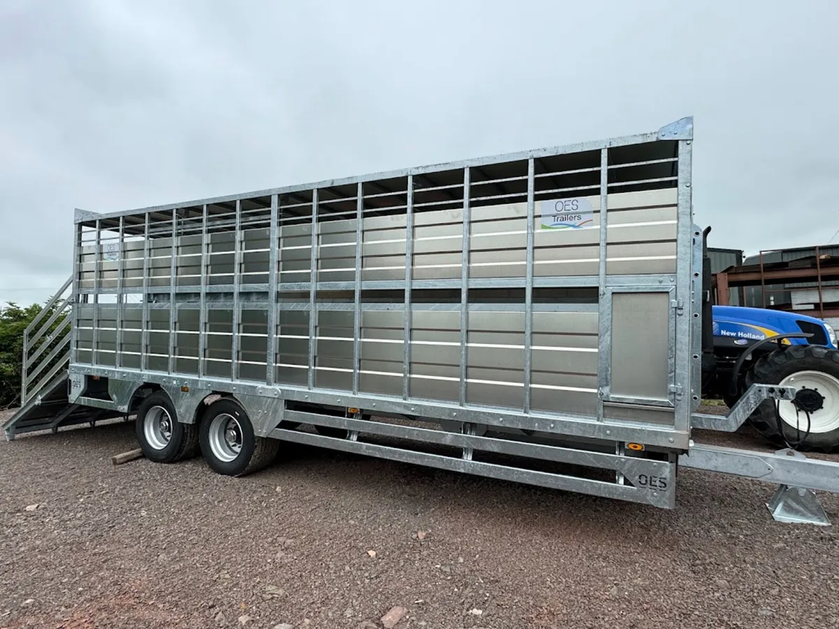 OES 24ft Livestock Trailer - Image 1