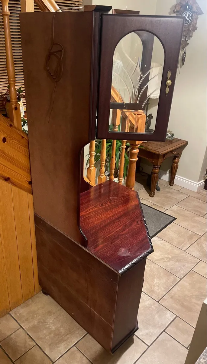 Antique Cabinet TV Stand - Image 4