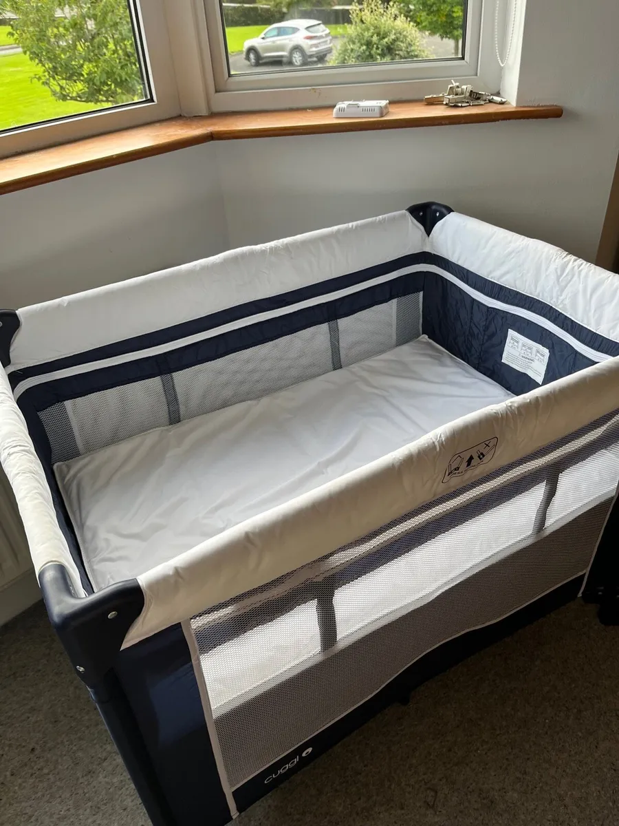 Cuggl Travel Cot (used for 7 nights) - Image 1