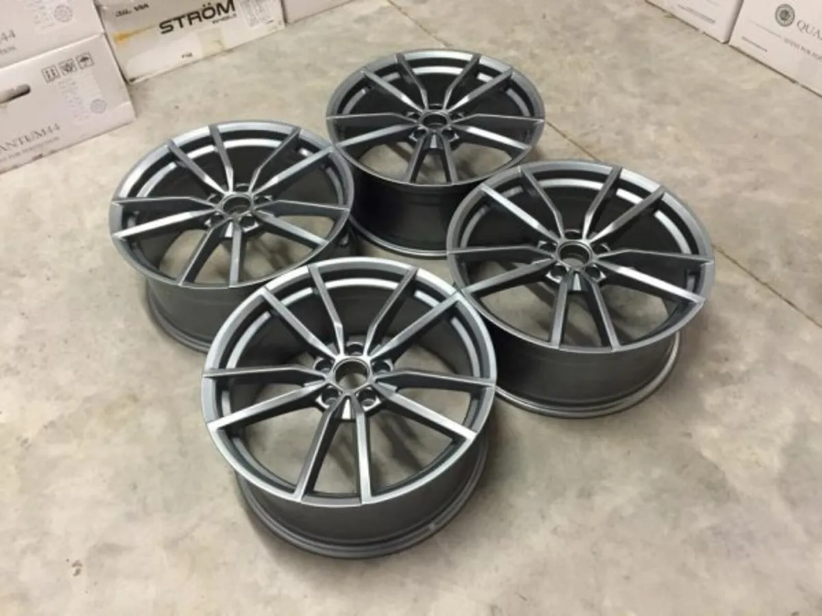 18 19" Inch VW Pretoria style Alloys 5x112 Golf R - Image 3