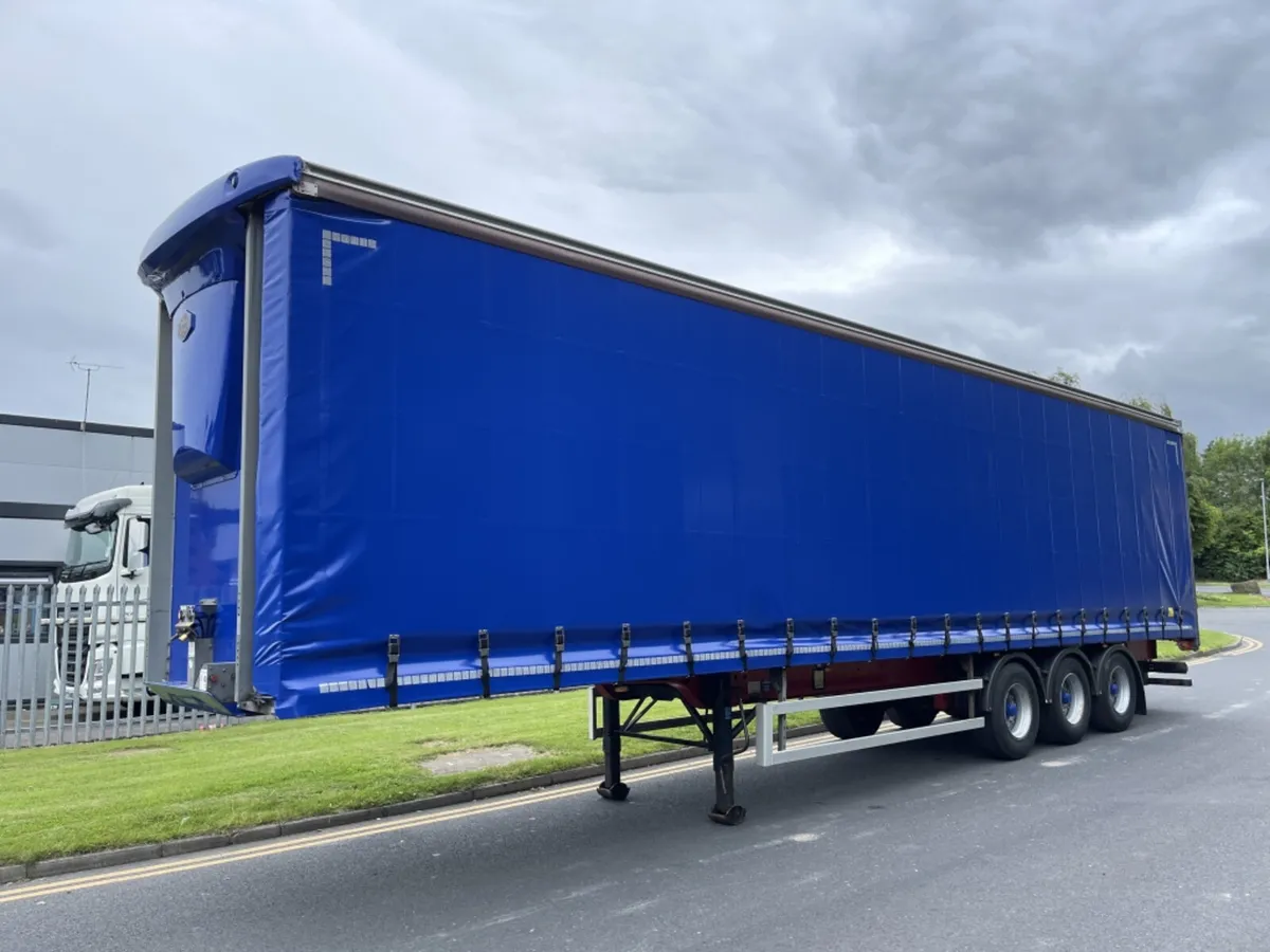 CARTWRIGHT 4556MM TRI-AXLE CURTAINSIDE TRAILER - Image 1