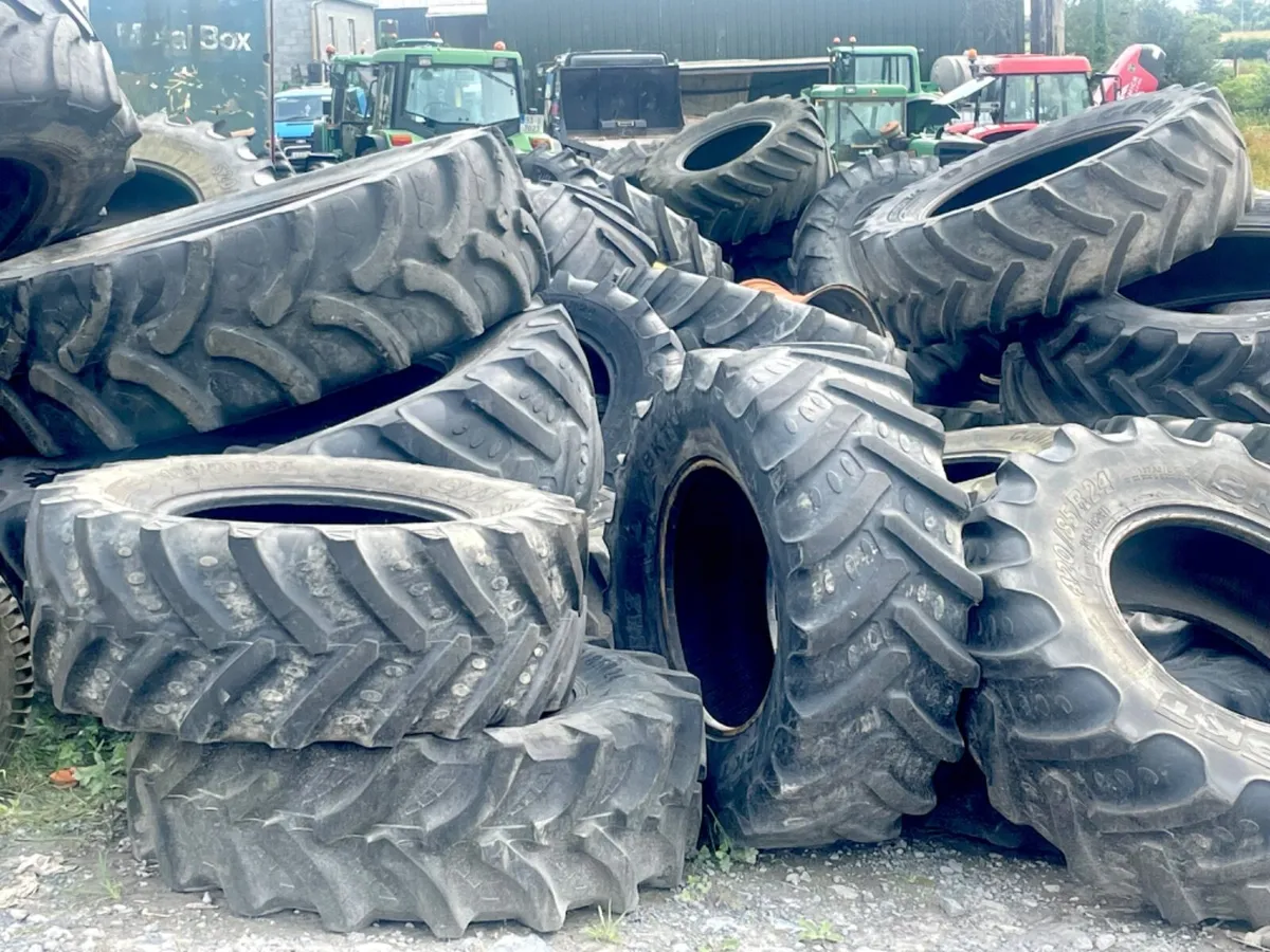 Part worn 38” Tyres - Image 1