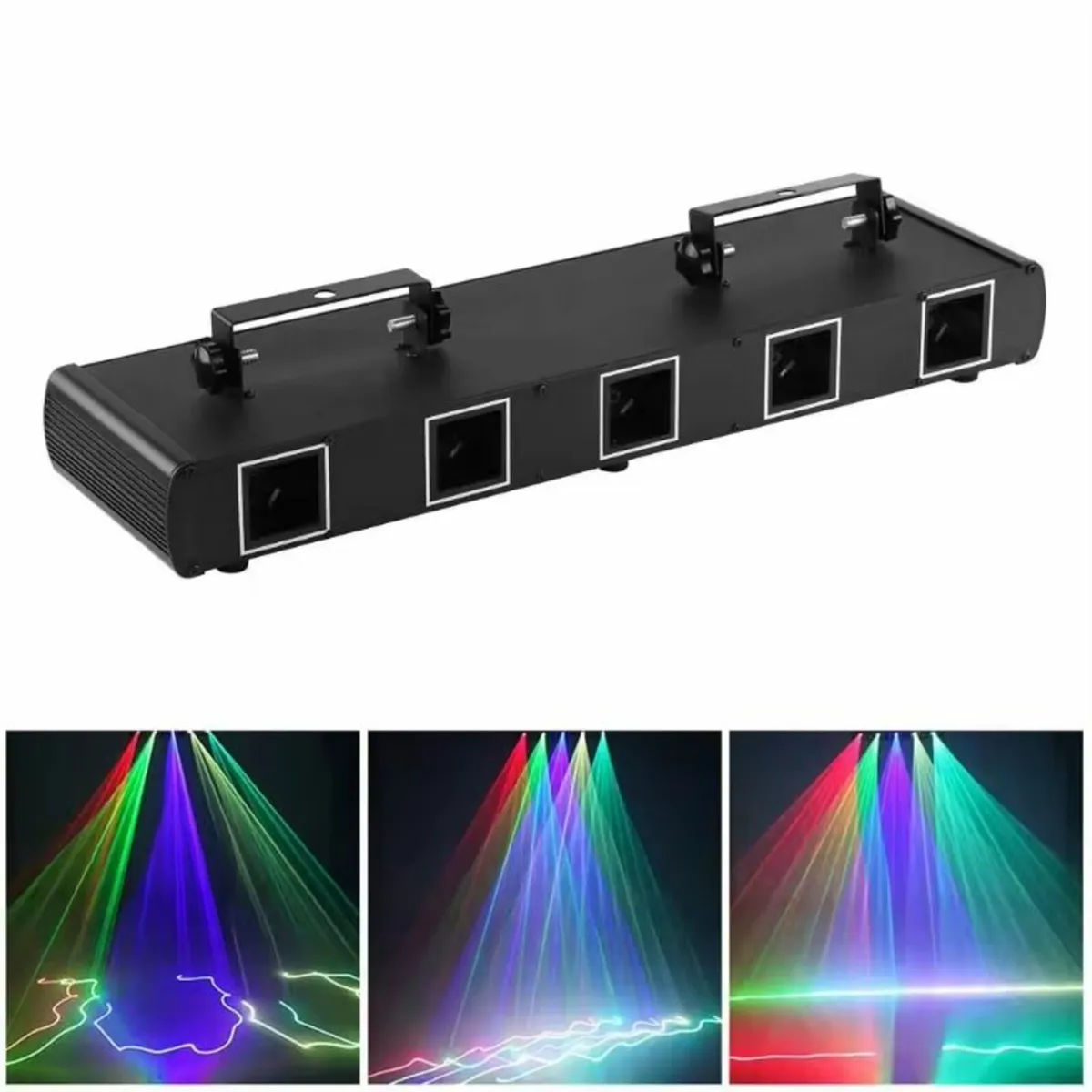 RGBYC Five Slot Disco Laser Light Stage Effect - Image 1