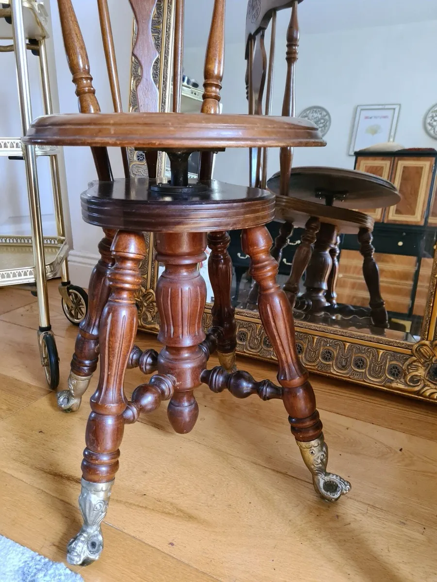 Antique piano chair stool for sale in Co. Wicklow for 180 on DoneDeal